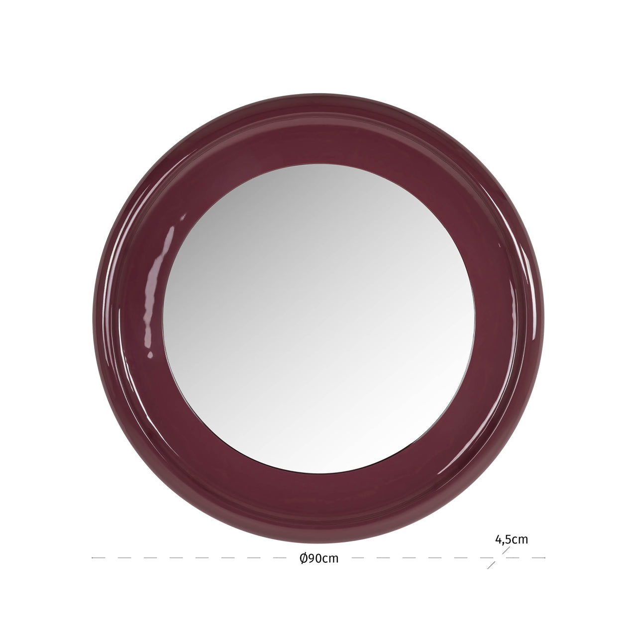 Eabel Red Mirror by Richmond Interiors