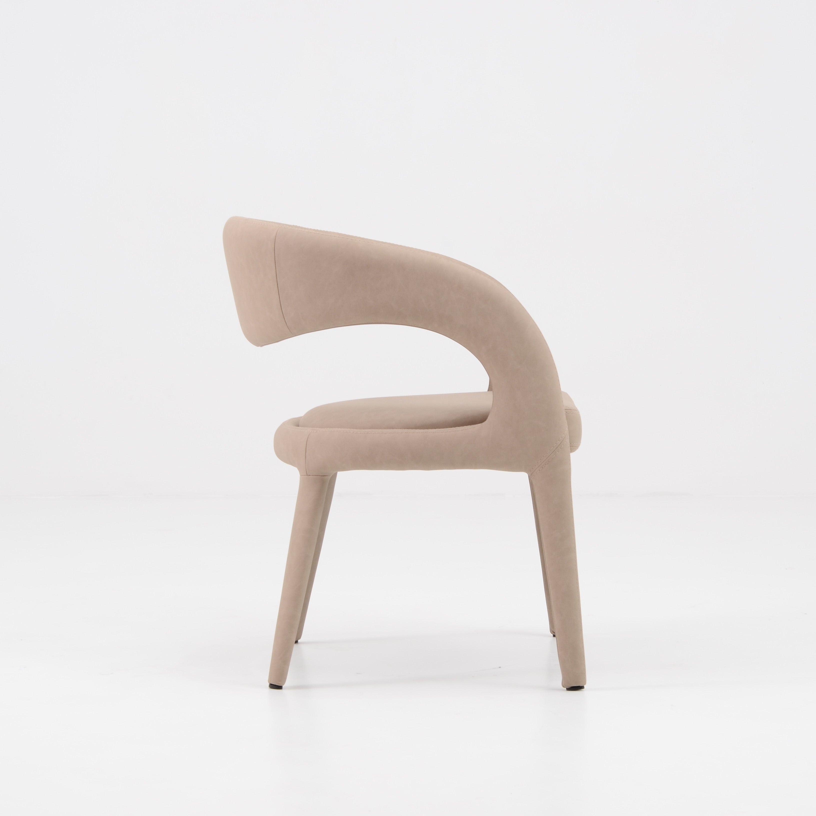 Matzo Vintage Ecco Pelle Dining Chair by Tommy Franks