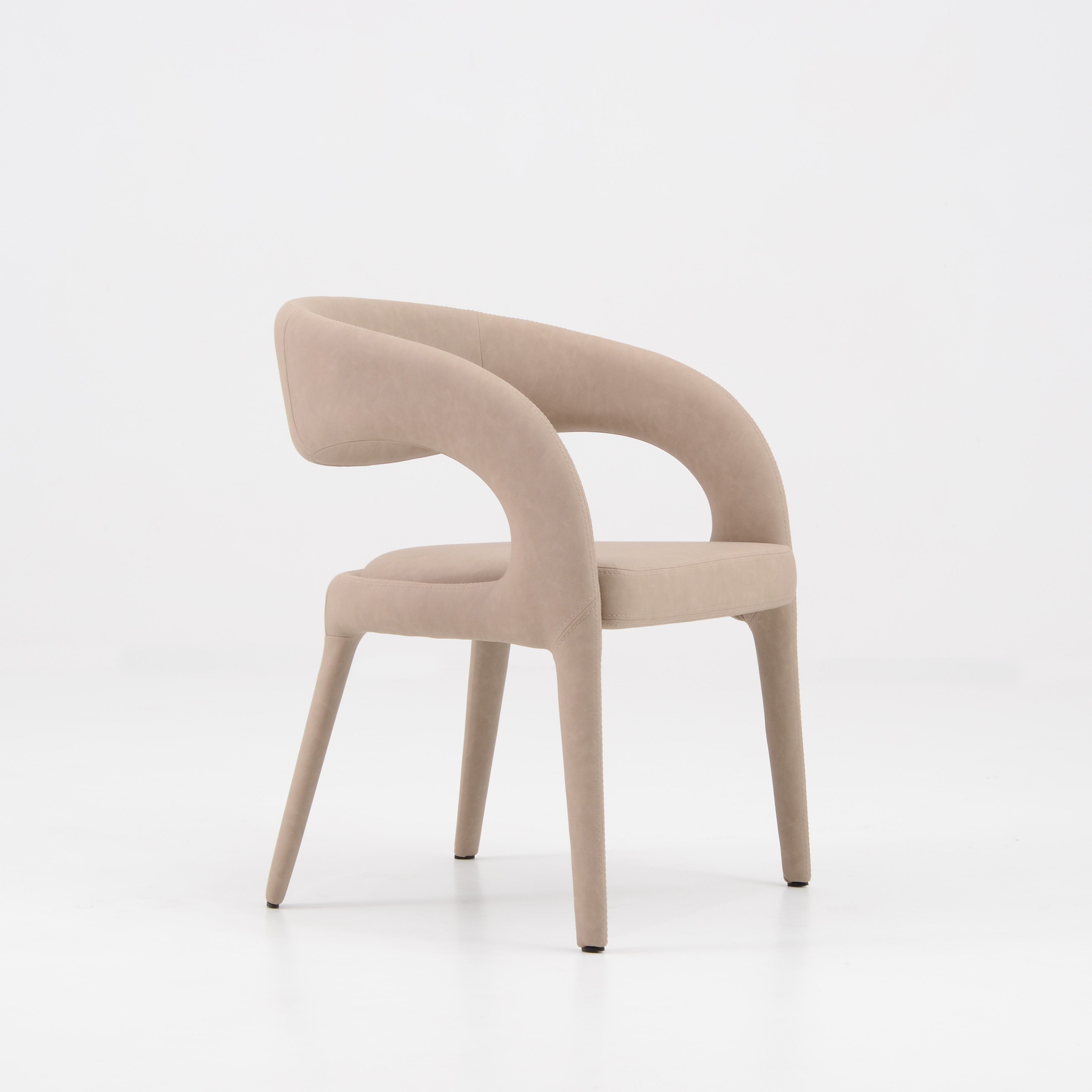 Matzo Vintage Ecco Pelle Dining Chair by Tommy Franks