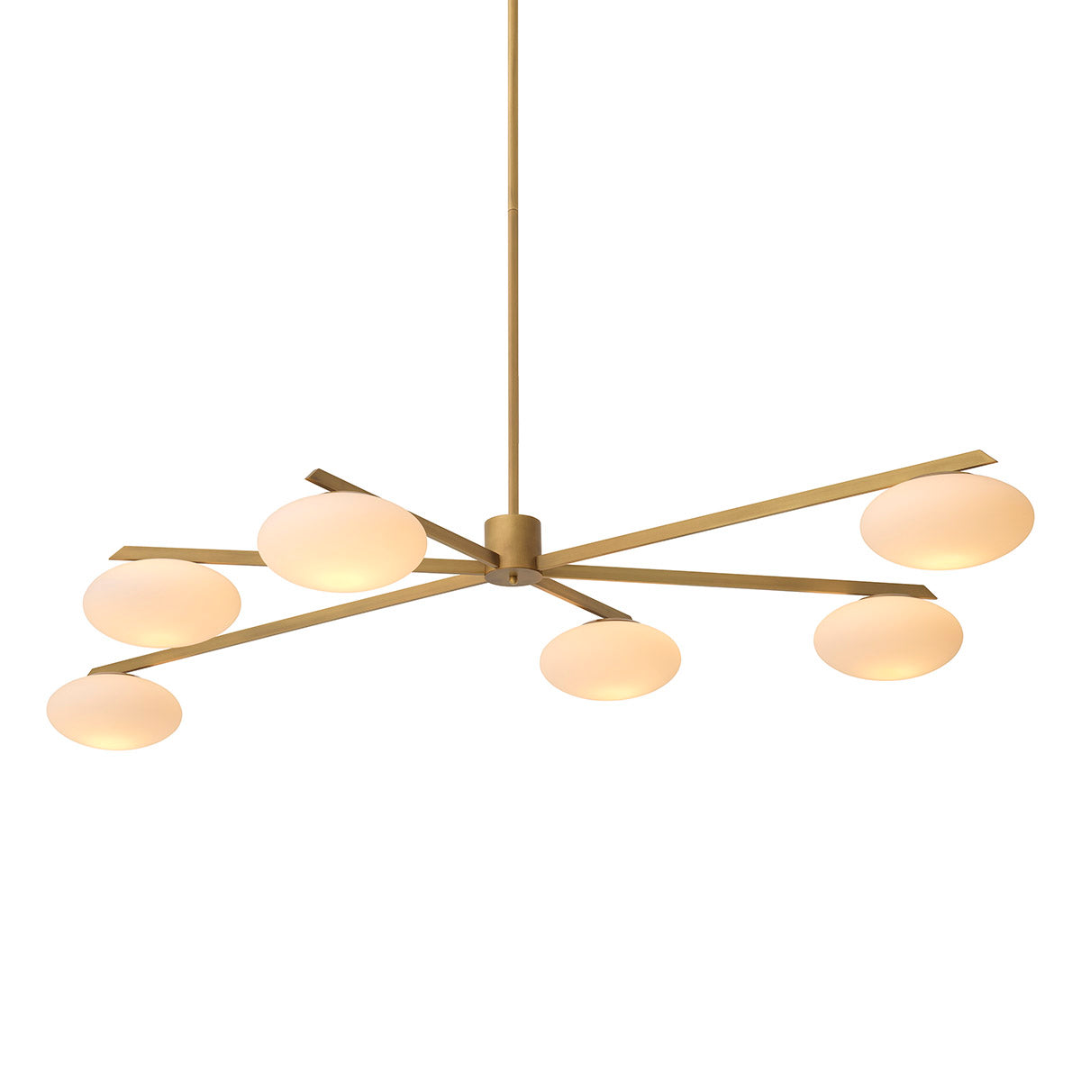 Chandelier Evergreen L antique brass finish by Eichholtz
