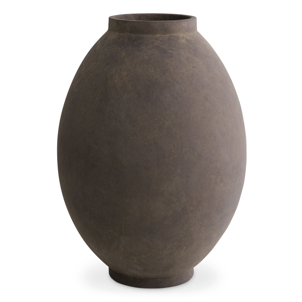 Vase Moon Jar taupe finish L by Eichholtz