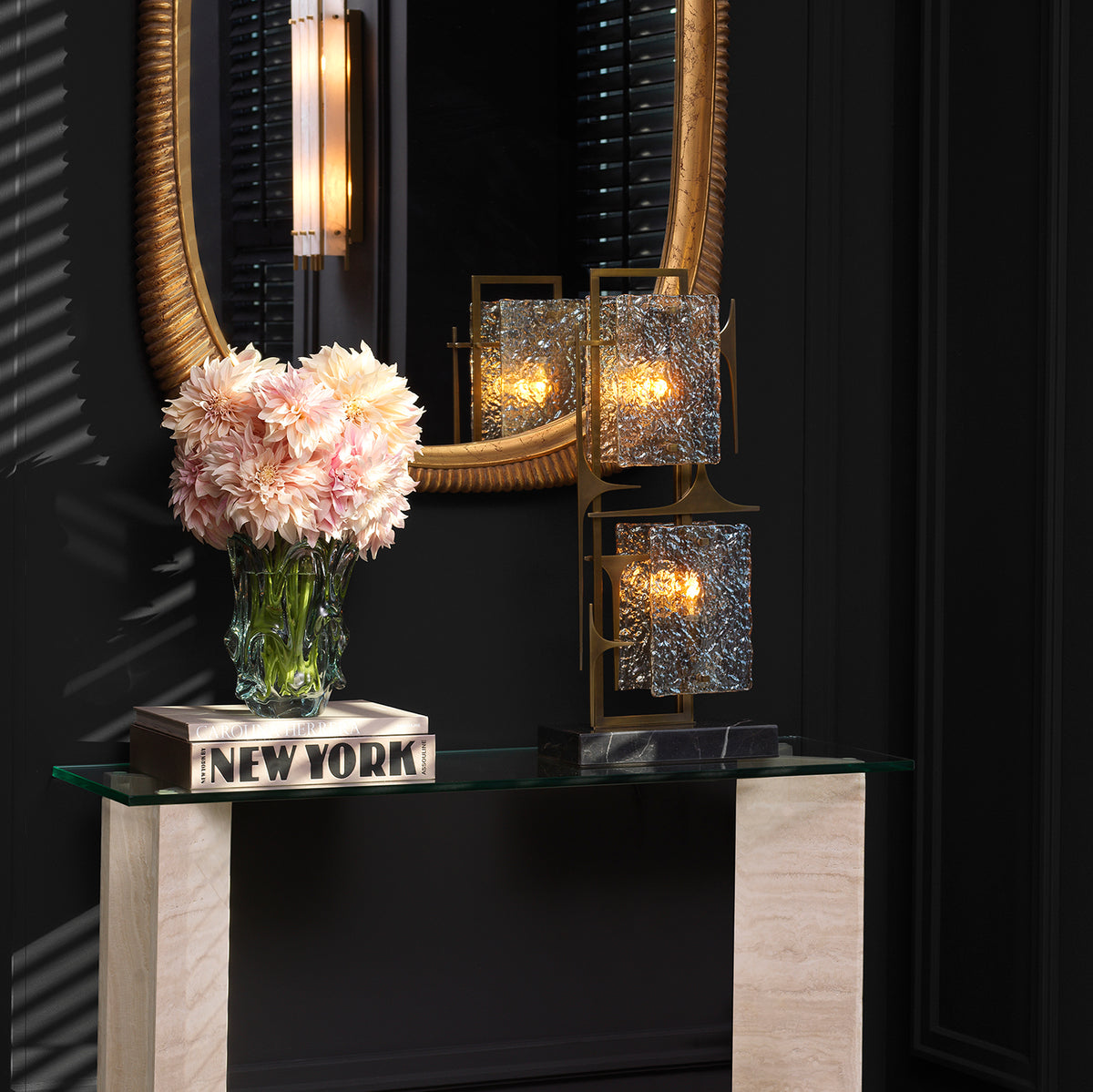 Table Lamp Zeno antique brass finish by Eichholtz