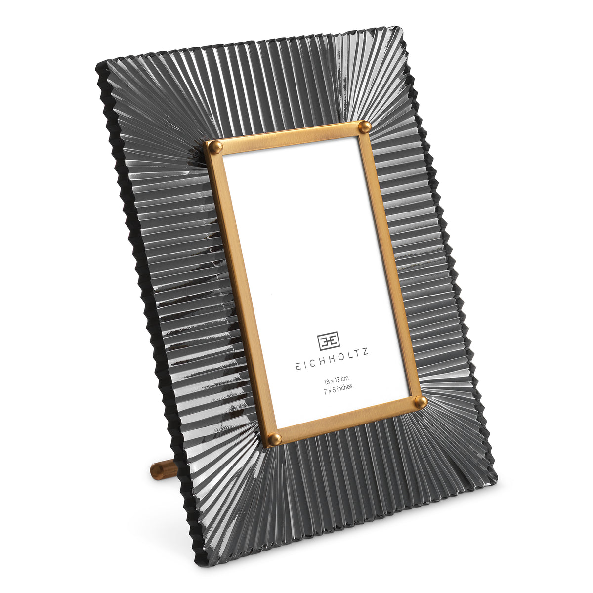 Picture Frame Camille antique brass finish smoke glass by Eichholtz