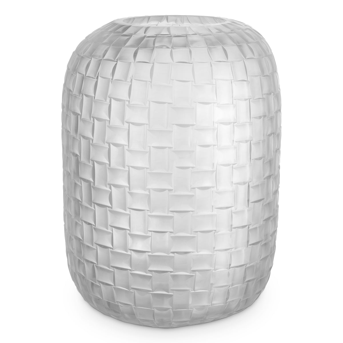 Vase Varese L frosted glass by Eichholtz