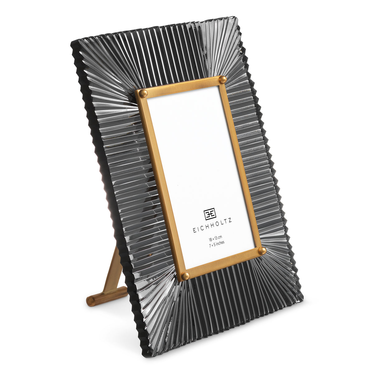 Picture Frame Camille antique brass finish smoke glass by Eichholtz