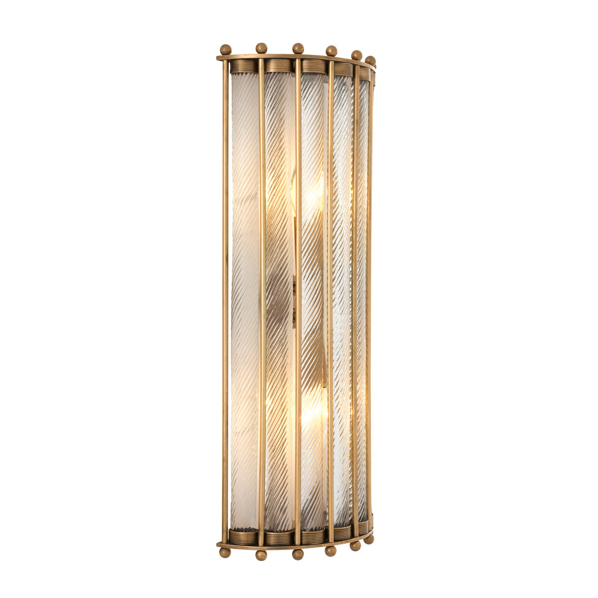 Wall Lamp Tiziano L antique brass finish by Eichholtz
