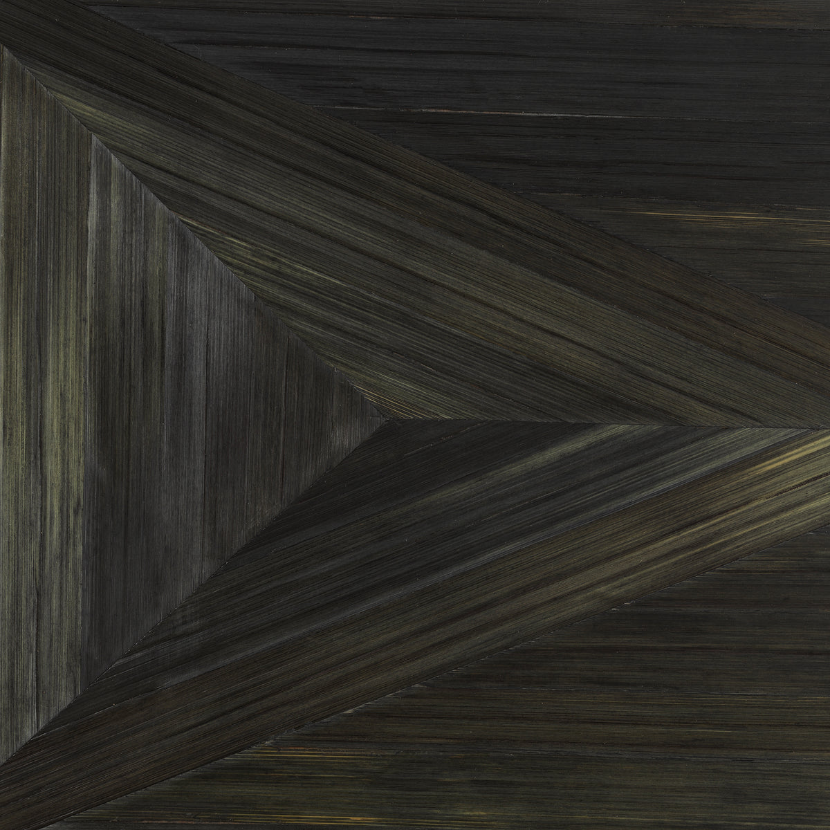 Mirror Belmont straw marquetry charcoal by Eichholtz