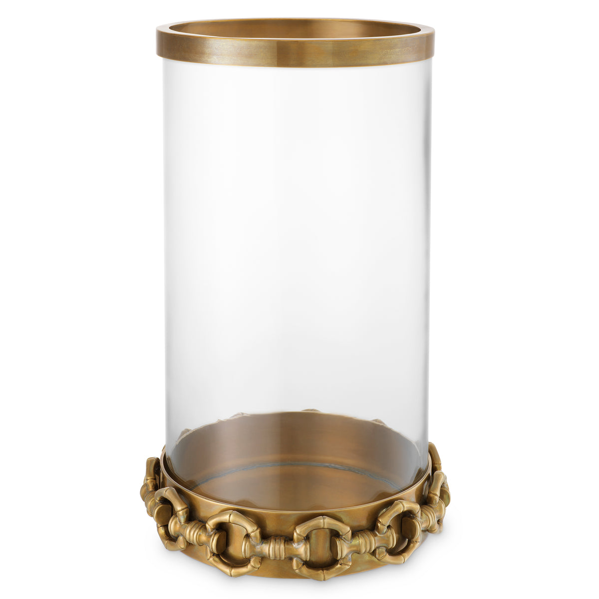 Hurricane Clementine L vintage brass finish by Eichholtz