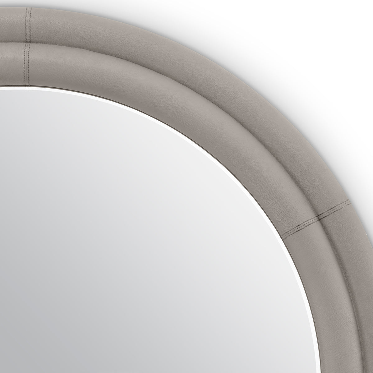 Mirror Bastioni leather look by Eichholtz