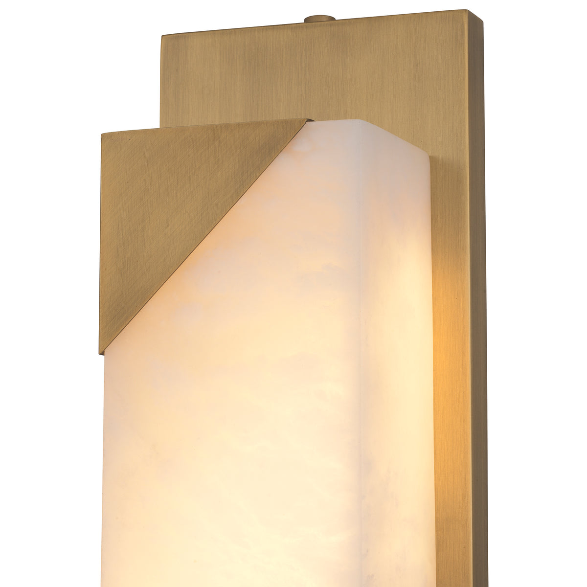 Wall Lamp Scilla antique brass finish alabaster by Eichholtz