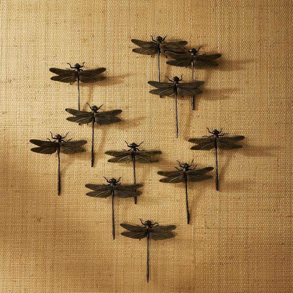 Dragon-Fly On The Wall, Set of 2 Uttermost