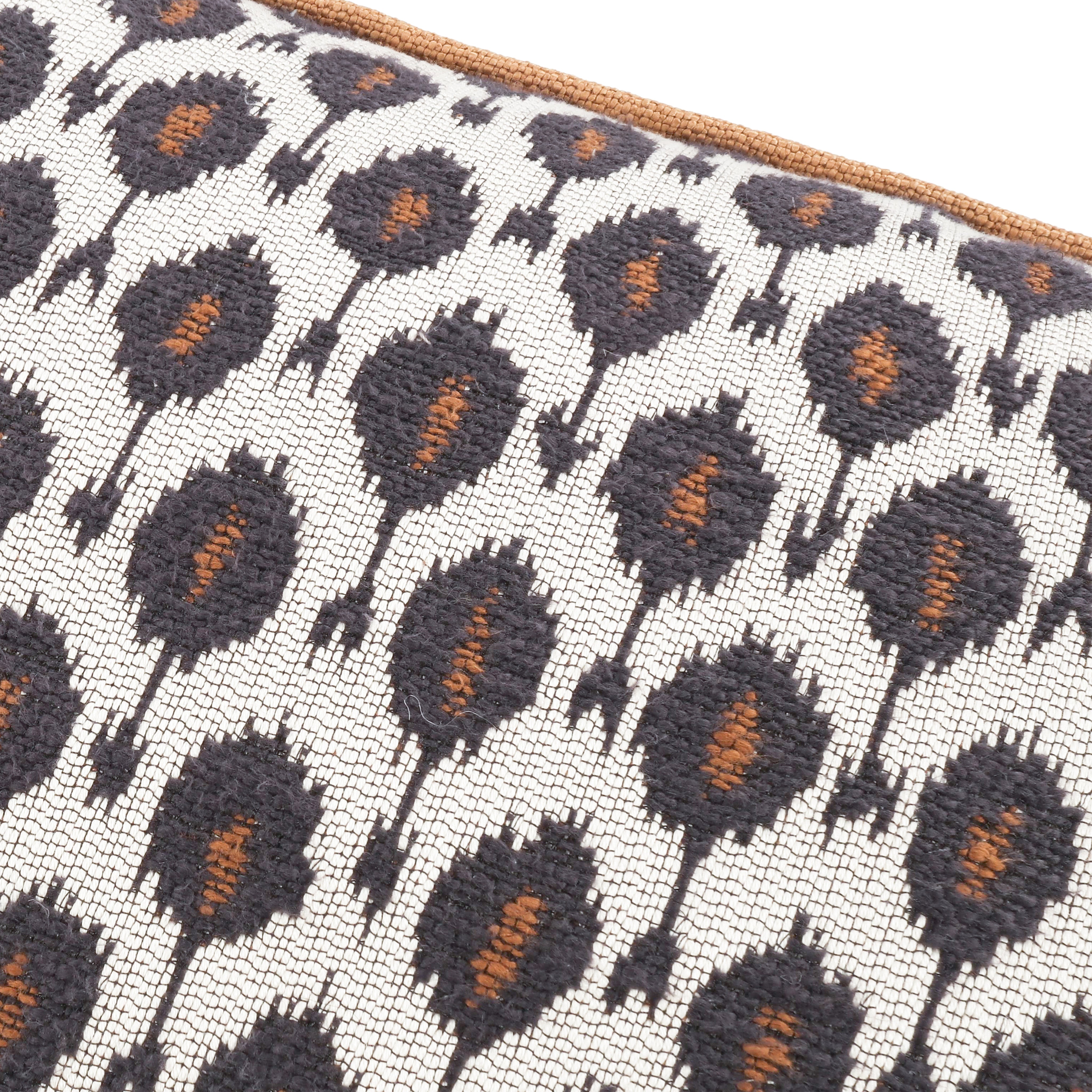 Otillo Cushion Anthracite - 60cm x 40cm by Romo
