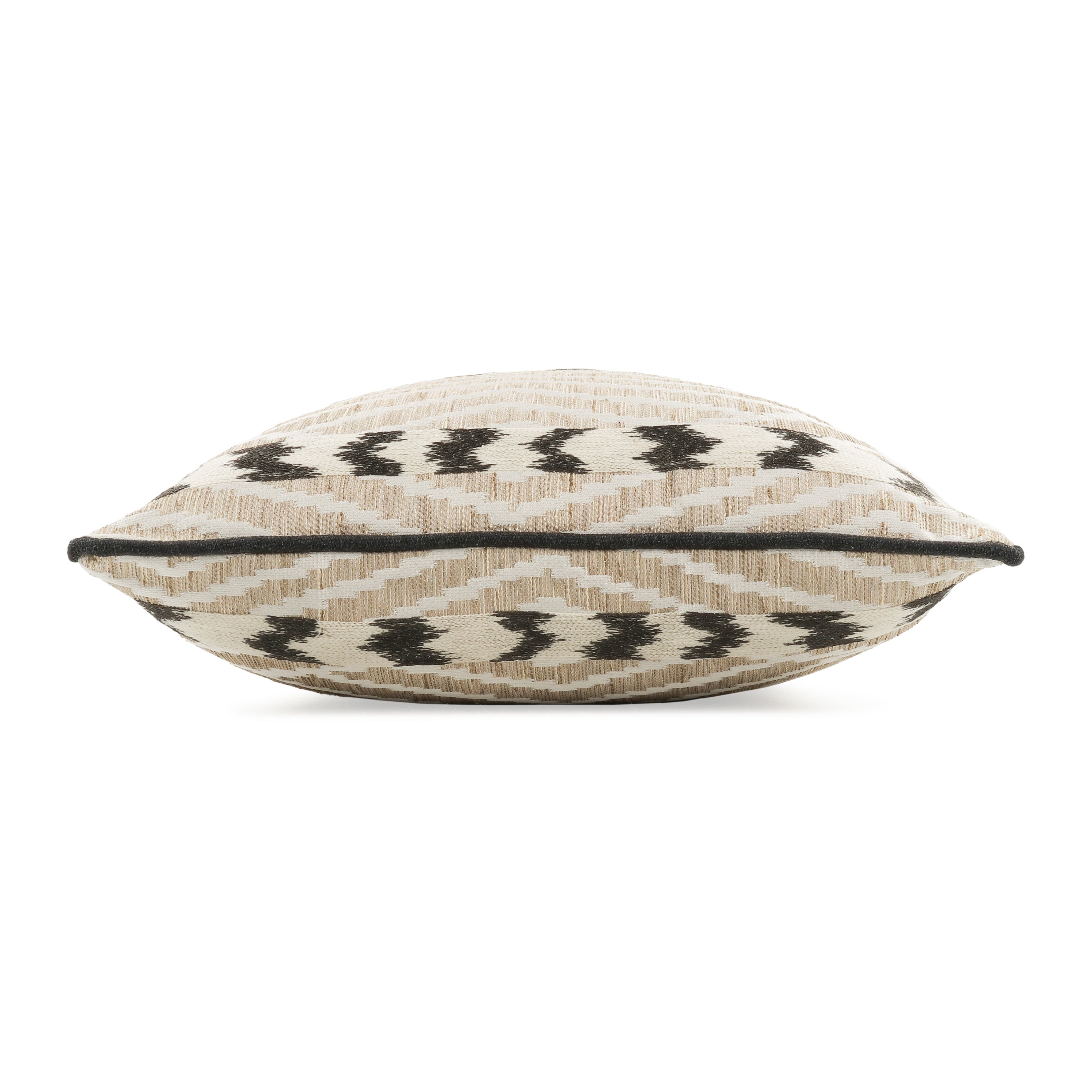 Indu Cushion Charcoal - 60cm x 40cm by Romo