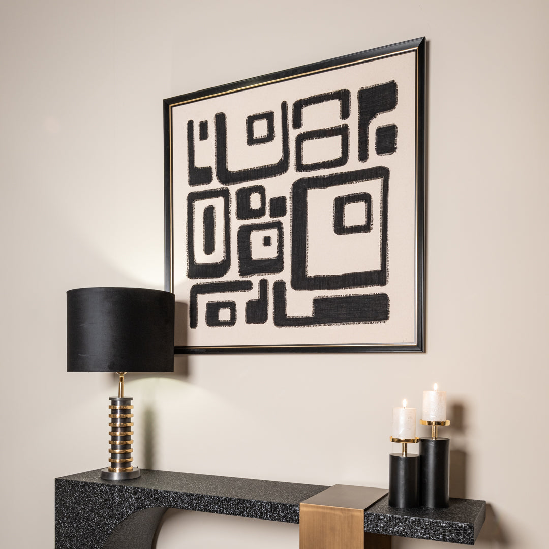 Shanita Black & White Wall art by Richmond Interiors