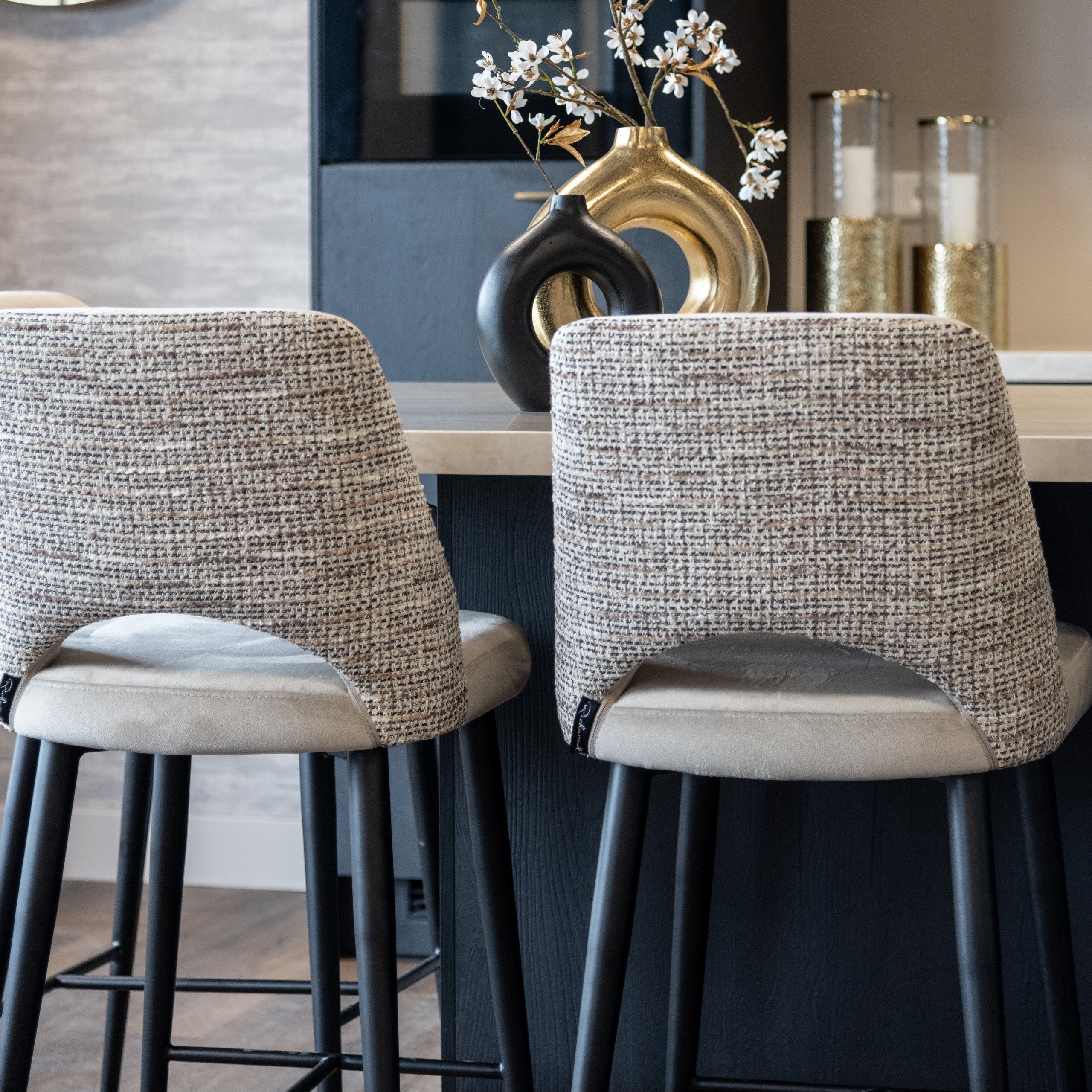 Tabitha Trendy Nature Bar Stool by Richmond Interiors