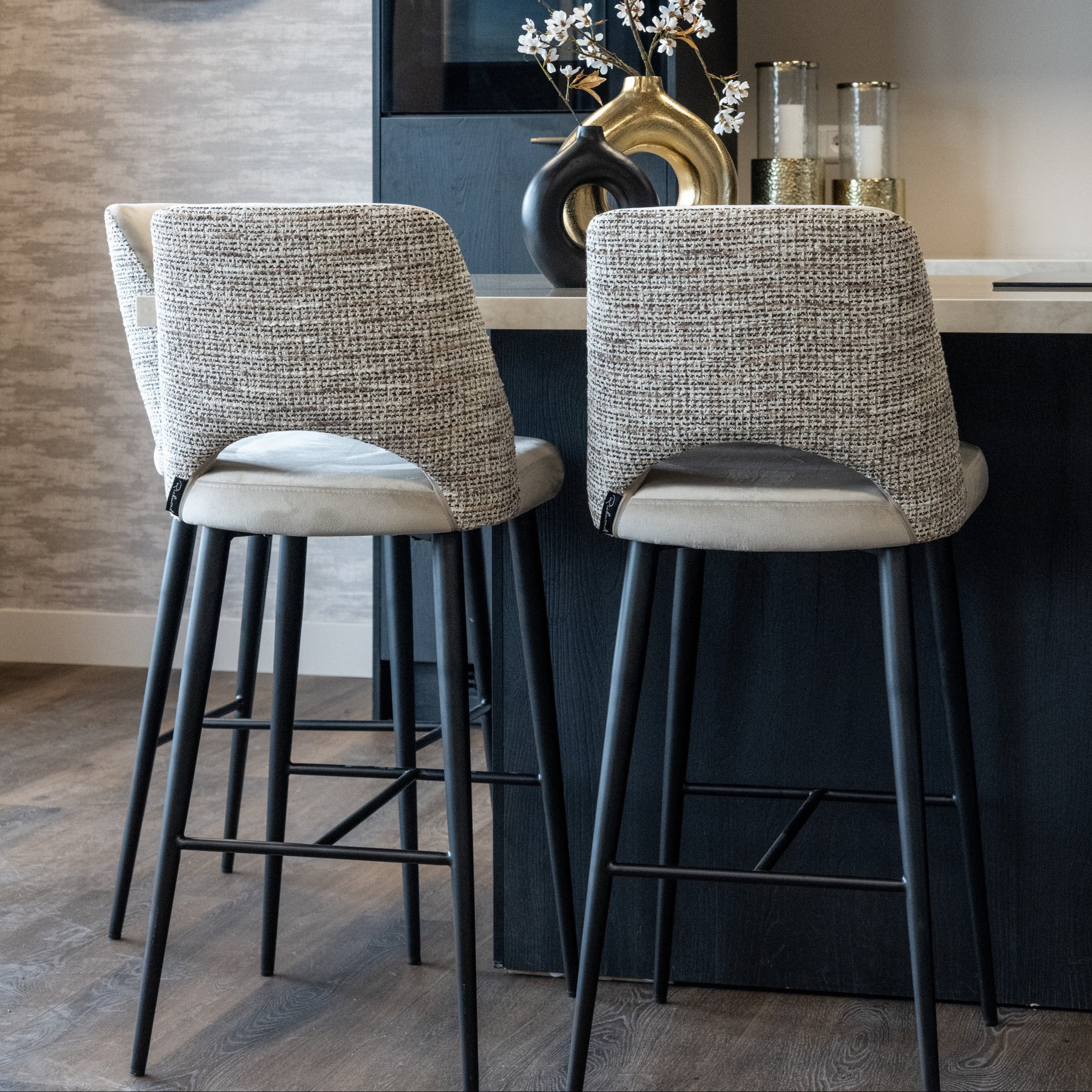 Tabitha Trendy Nature Bar Stool by Richmond Interiors