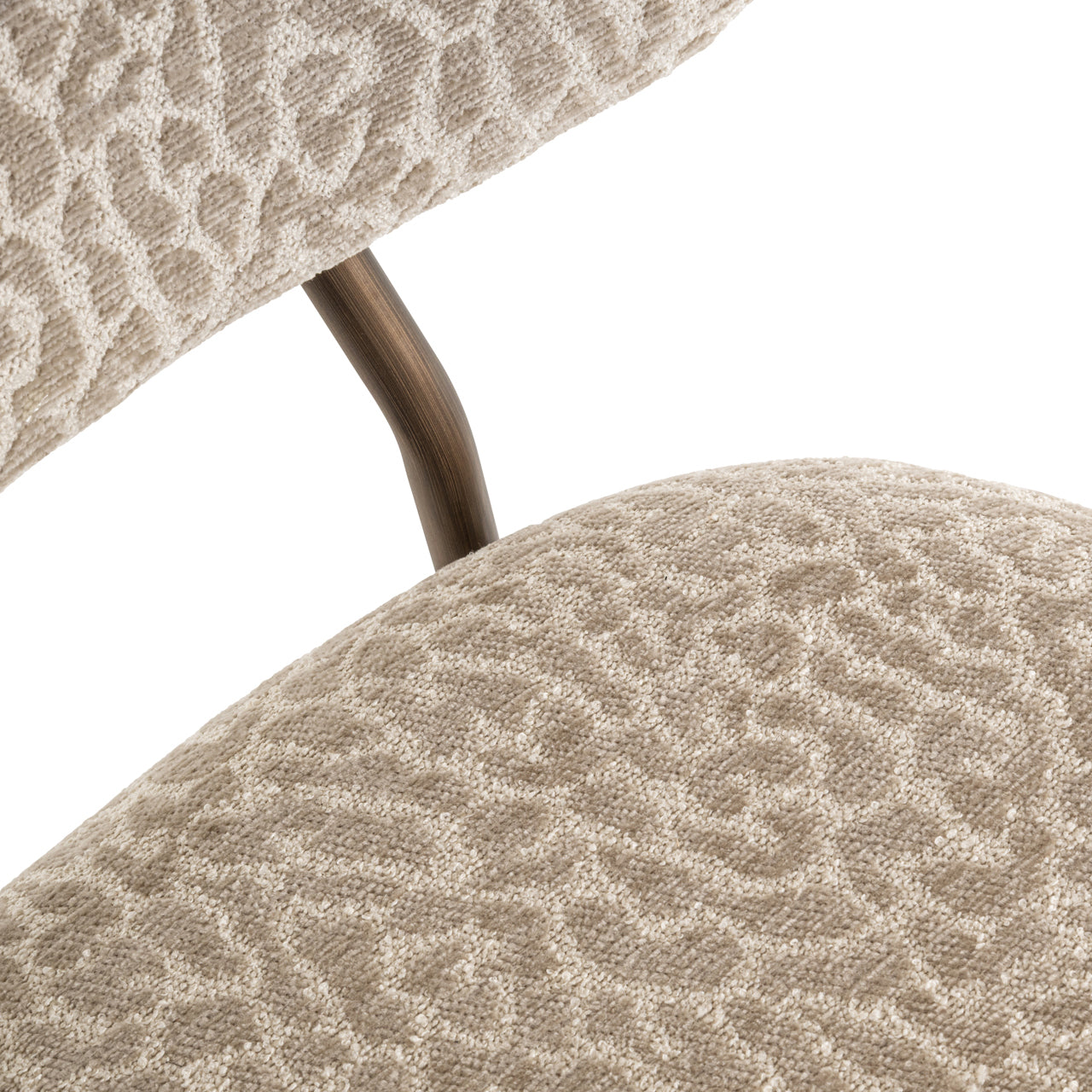 Xenia Beige Leopard Counter Stool (Set of 2) by Richmond Interiors