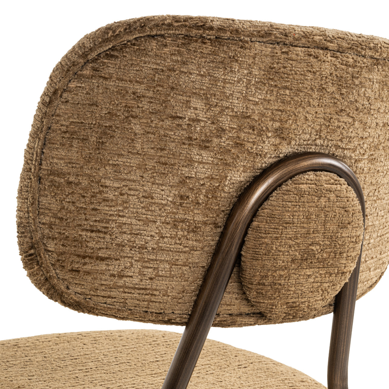 Counter stool Xenia brandy fusion fire retardant (Set of 2) by Richmond Interiors