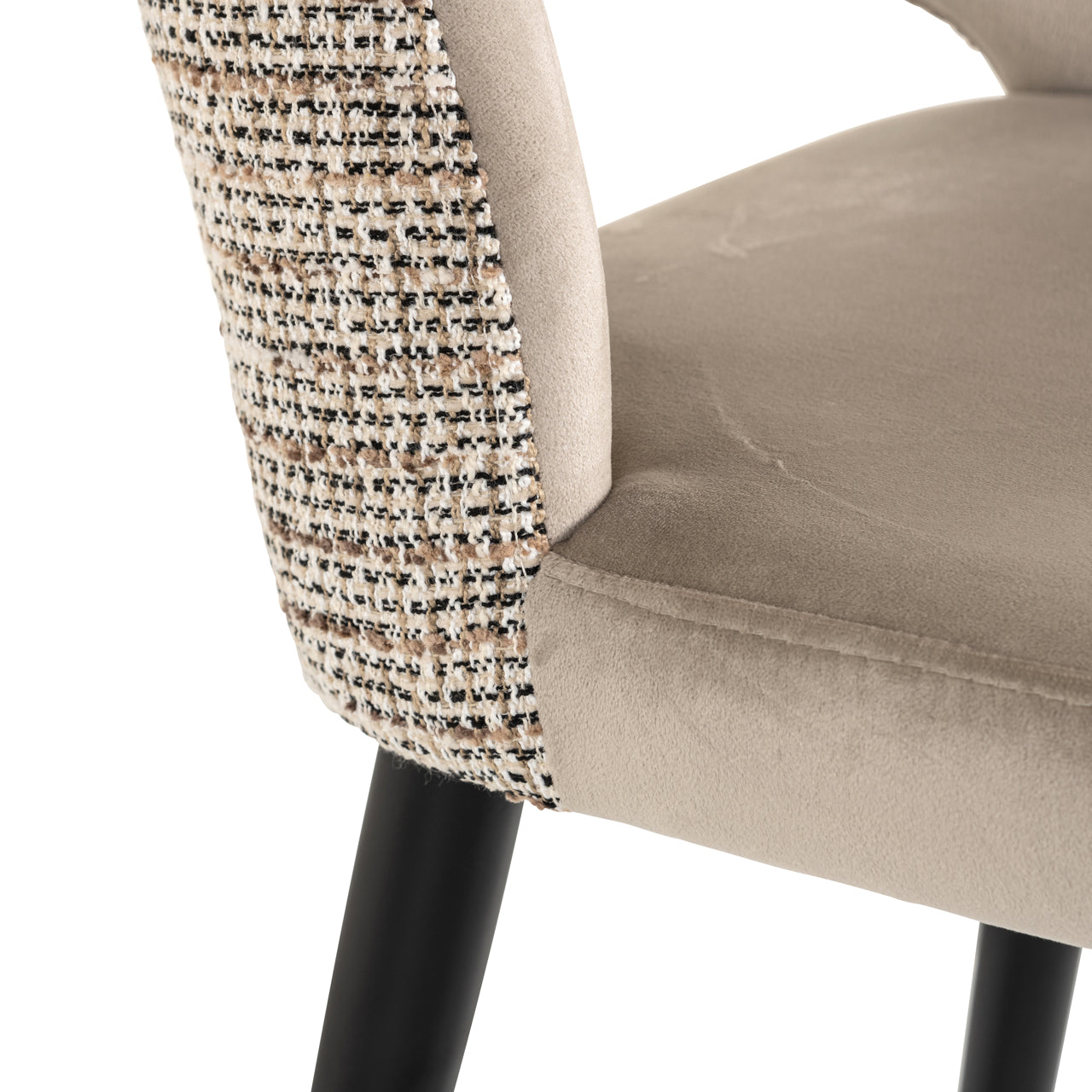 Counter stool Tabitha trendy nature fire retardant by Richmond Interiors