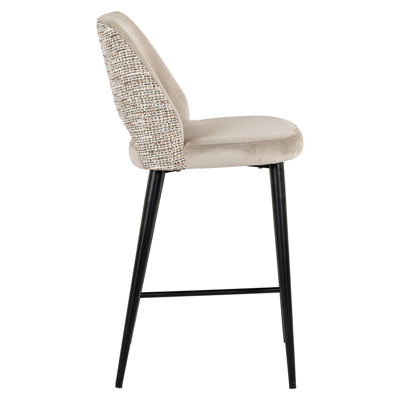 Counter stool Tabitha trendy nature fire retardant by Richmond Interiors