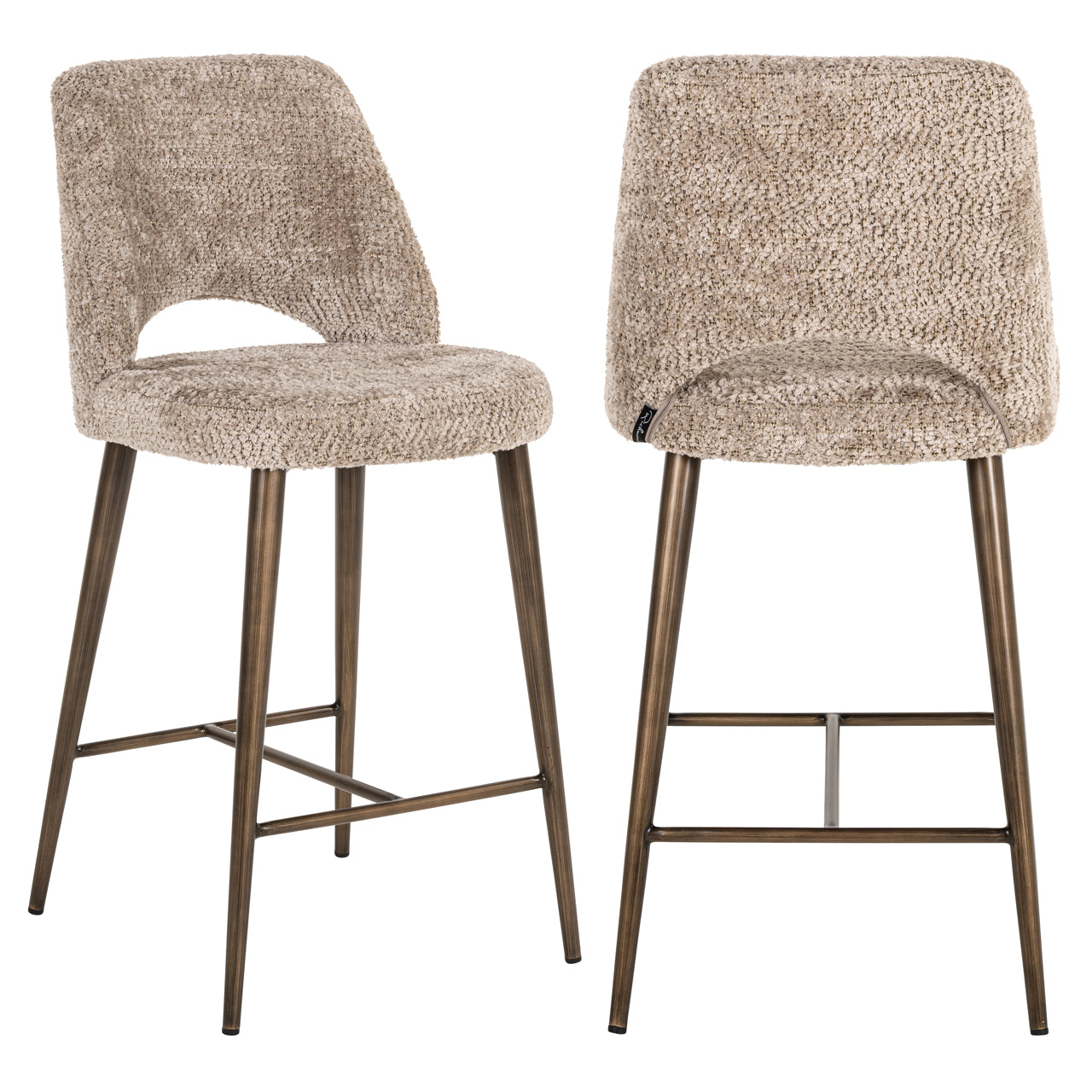 Counter stool Delphine lovely nature fire retardant by Richmond Interiors