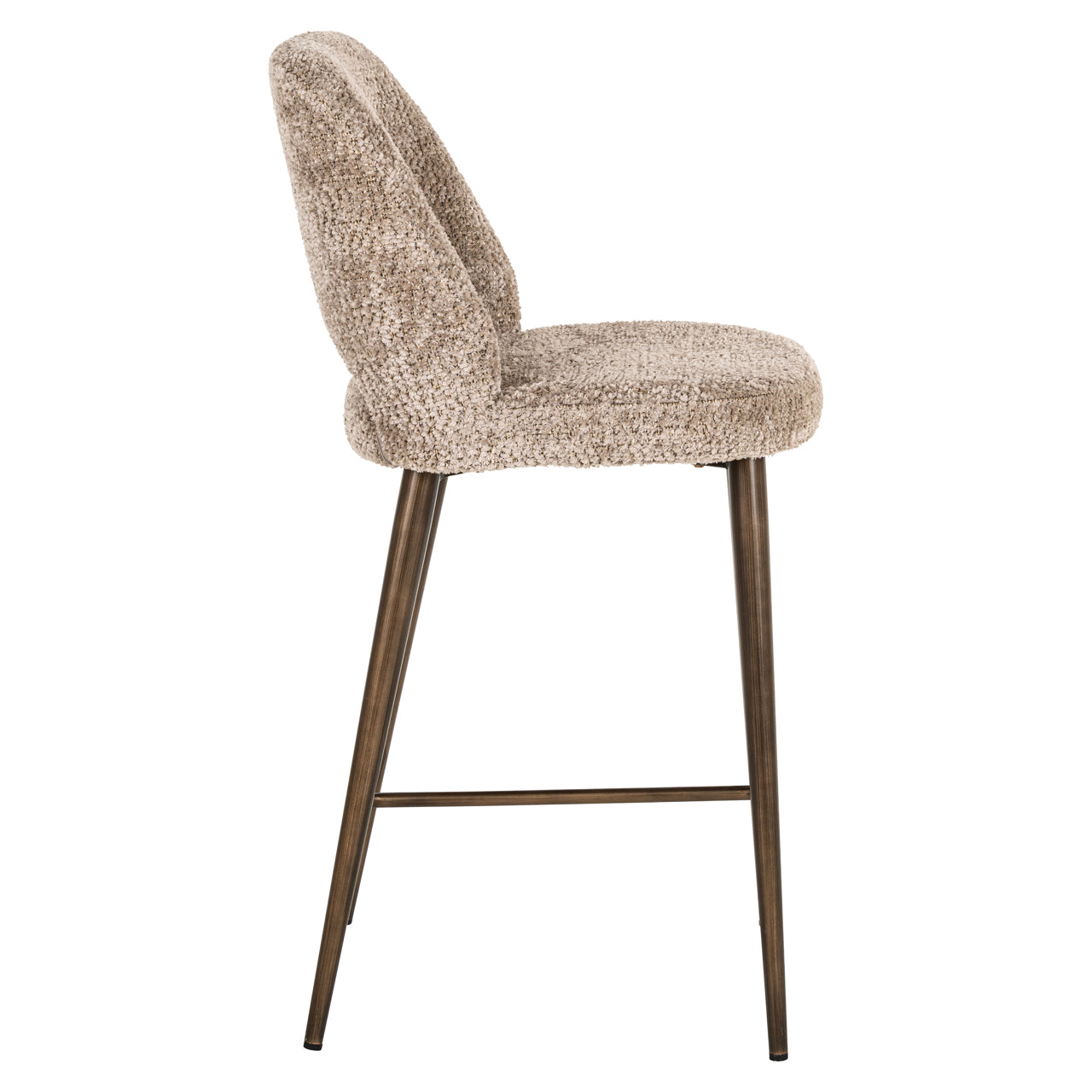 Counter stool Delphine lovely nature fire retardant by Richmond Interiors