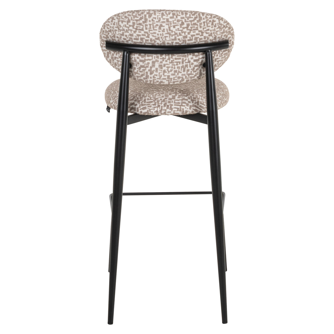 Dantes Natural Geo Bar stool by Richmond Interiors