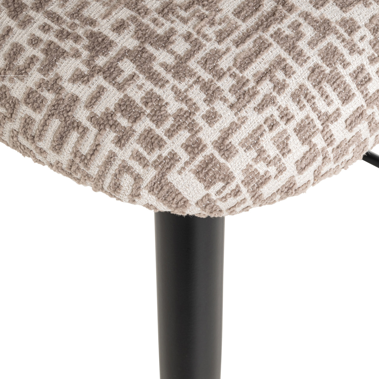 Dantes Natural Geo Bar stool by Richmond Interiors