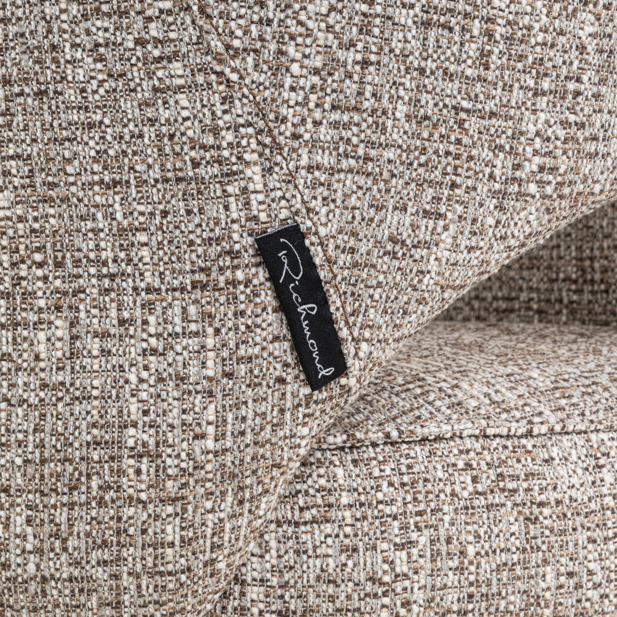 Dining chair Ginerva earth tweed swivel by Richmond Interiors