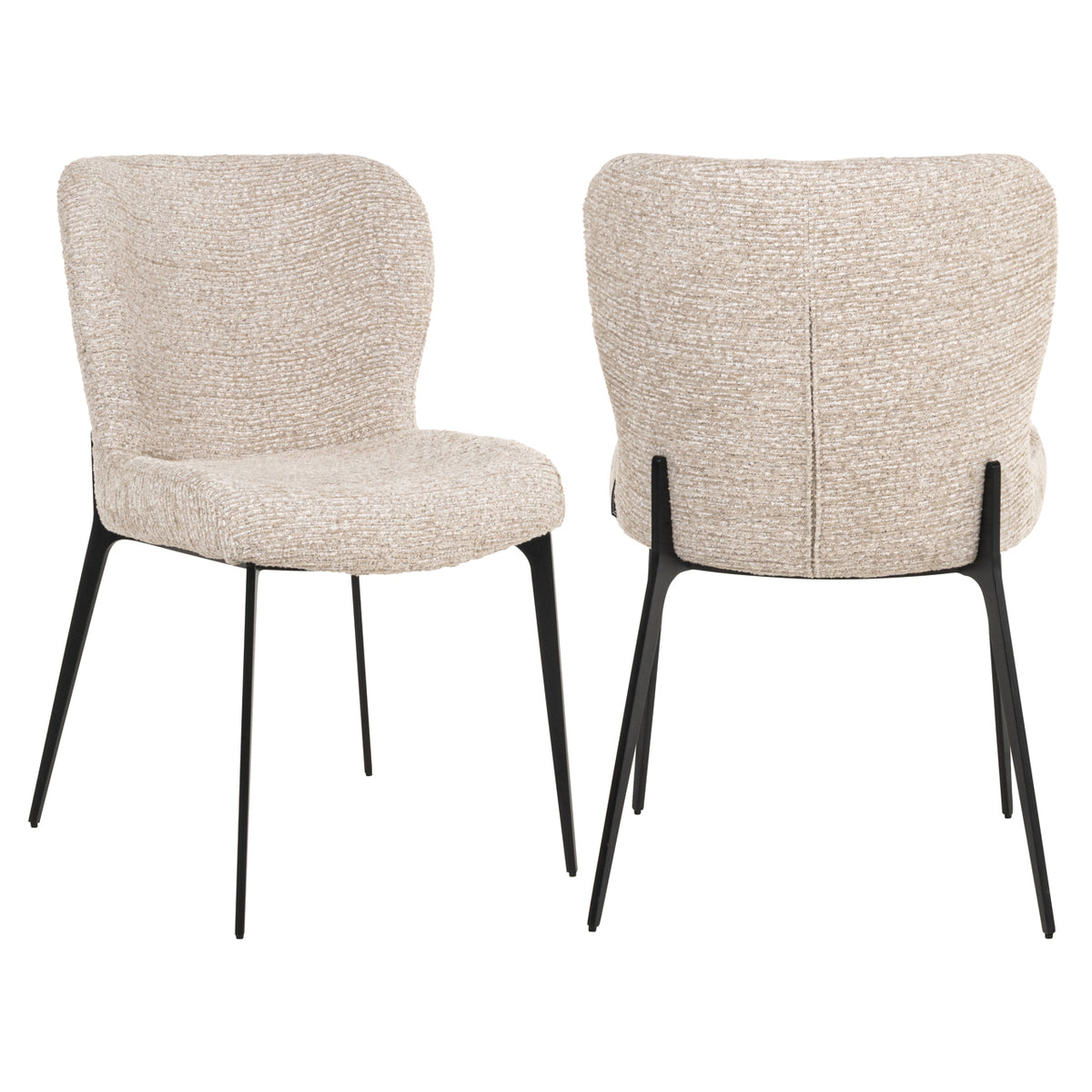 Dining chair Sergio natural linear by Richmond Interiors