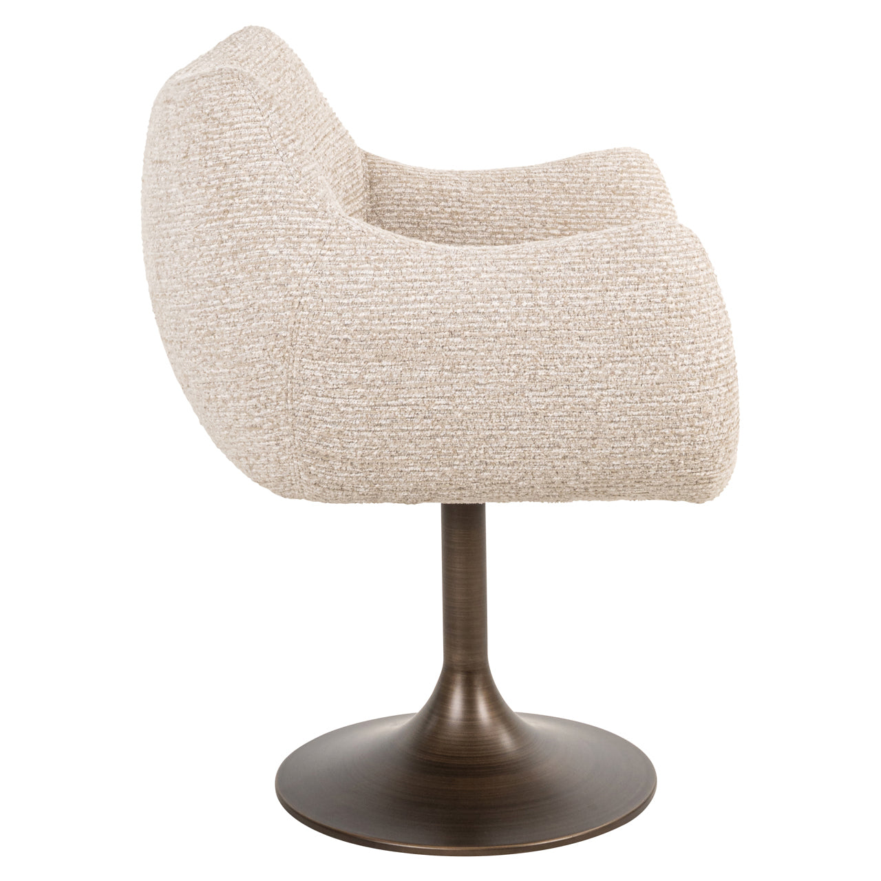 Dining chair Aldo natural linear swivel by Richmond Interiors