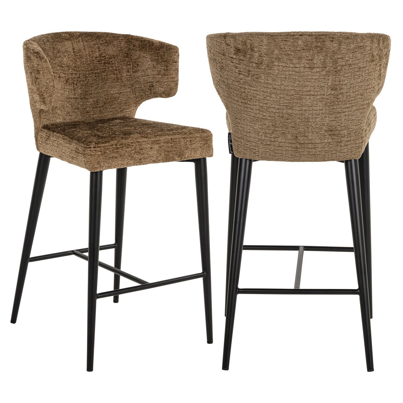 Counter stool Taylor brandy fusion fire retardant by Richmond Interiors