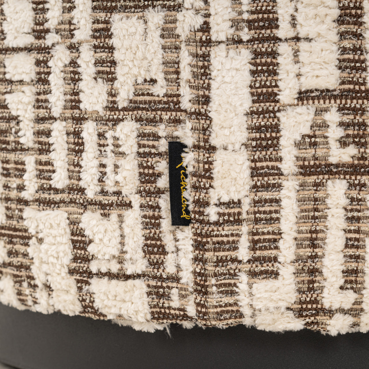 Pouffe & Footstool Lexie cream 45Ø by Richmond Interiors