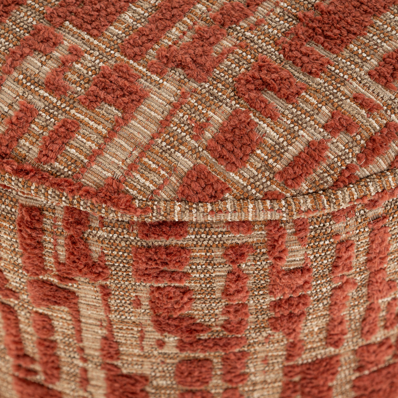Pouffe & Footstool Lexie terra 45Ø by Richmond Interiors
