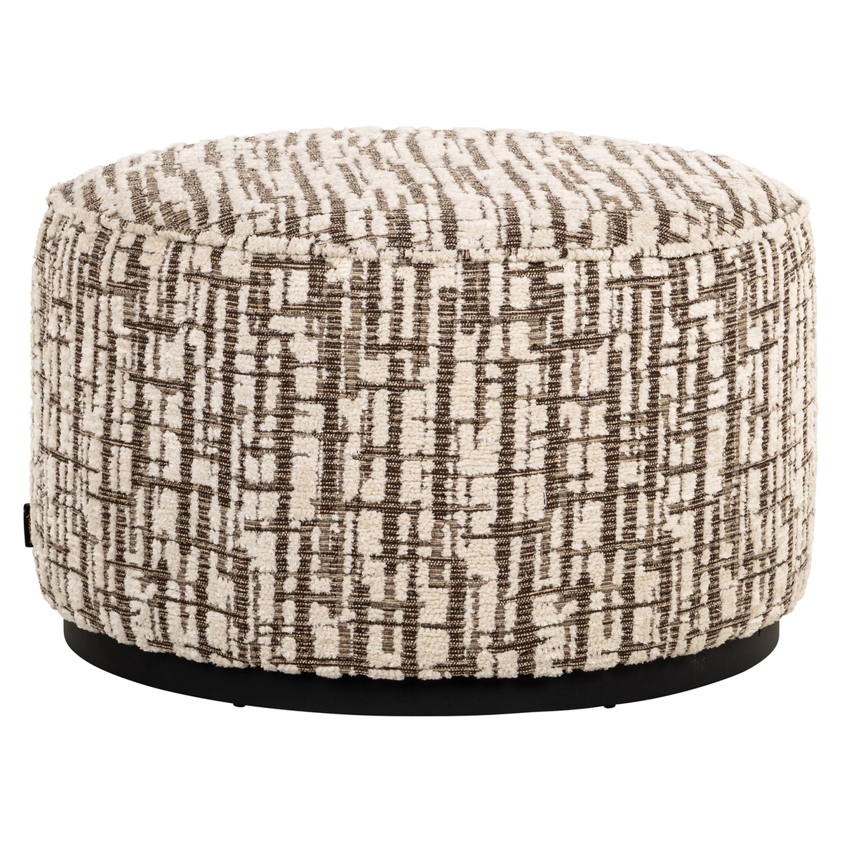 Pouffe & Footstool Lexie cream 70Ø by Richmond Interiors