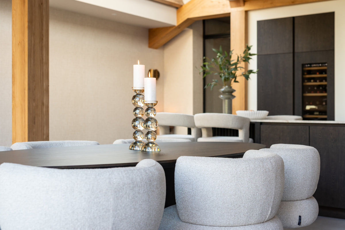 Dining chair Alexis biscotti swivel by Richmond Interiors