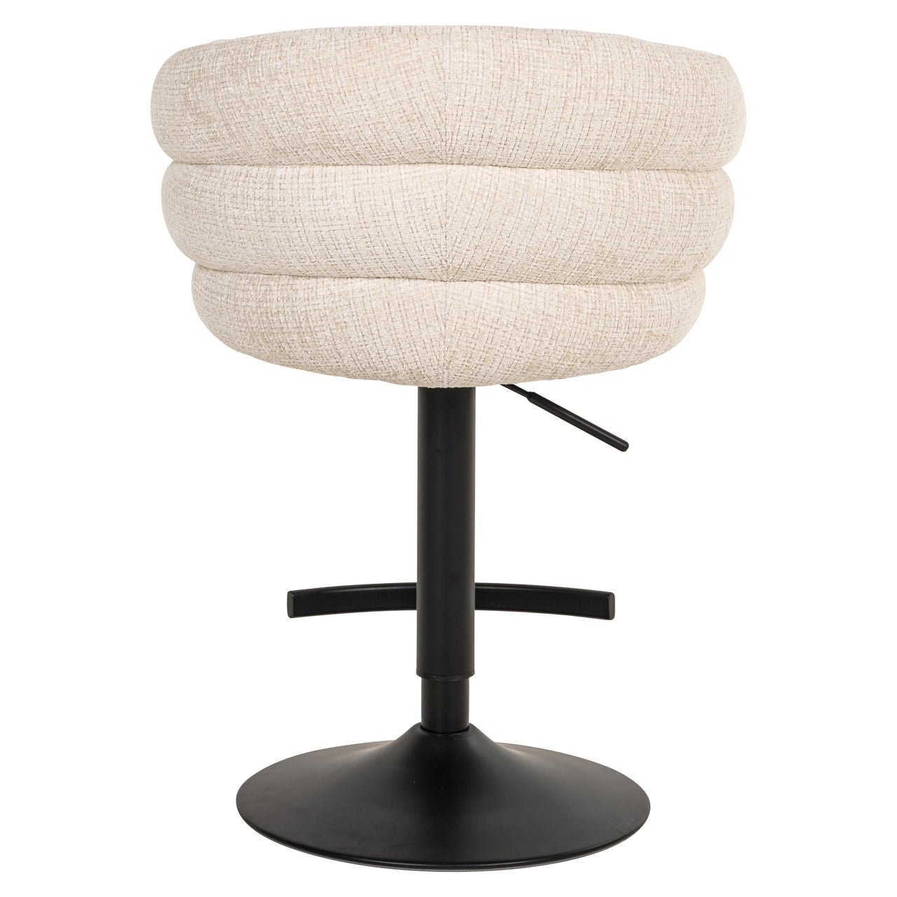 Nikki Niagara Beige Swivel Bar Stool by Richmond Interiors