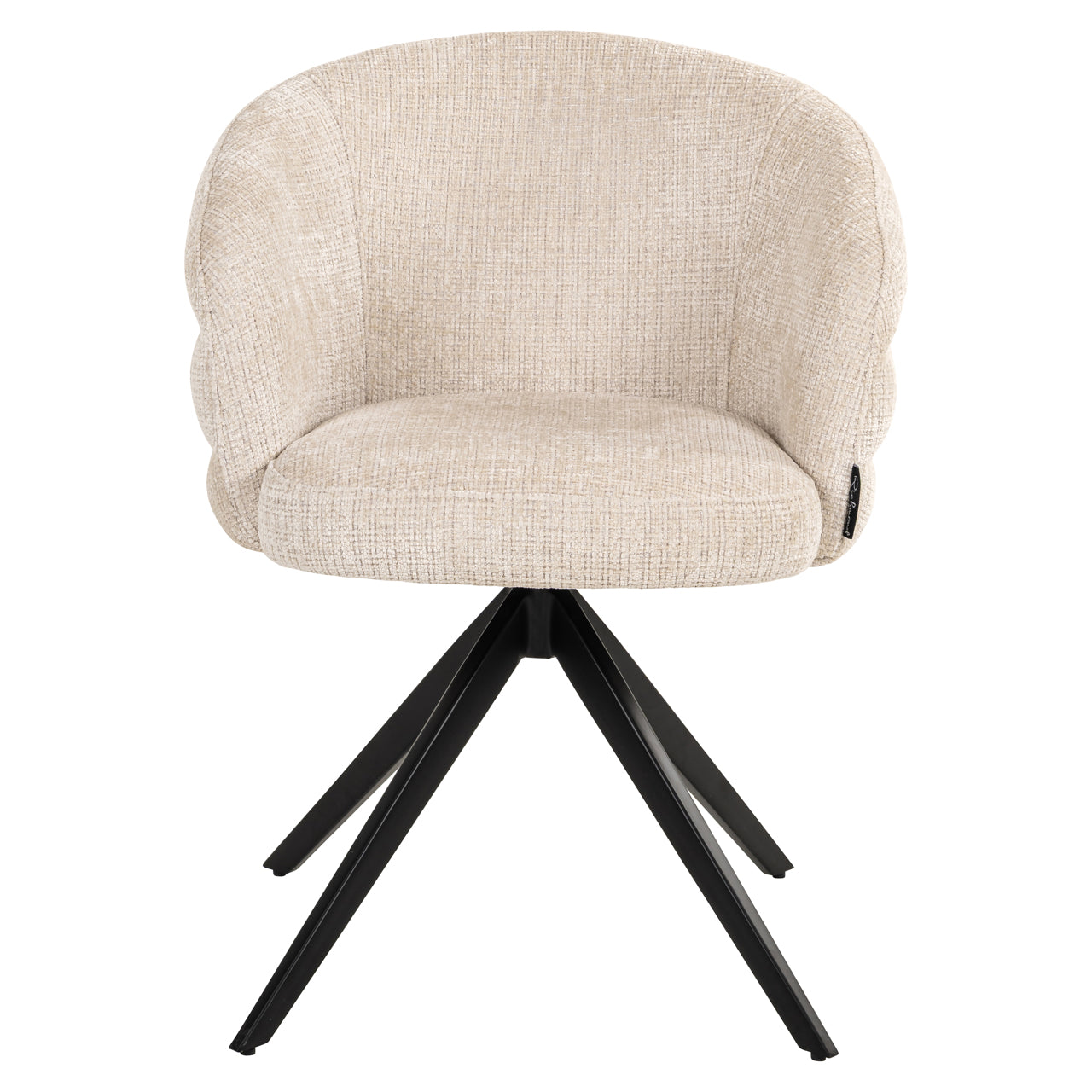 Dining chair Serenity niagara beige swivel fire retardant by Richmond Interiors
