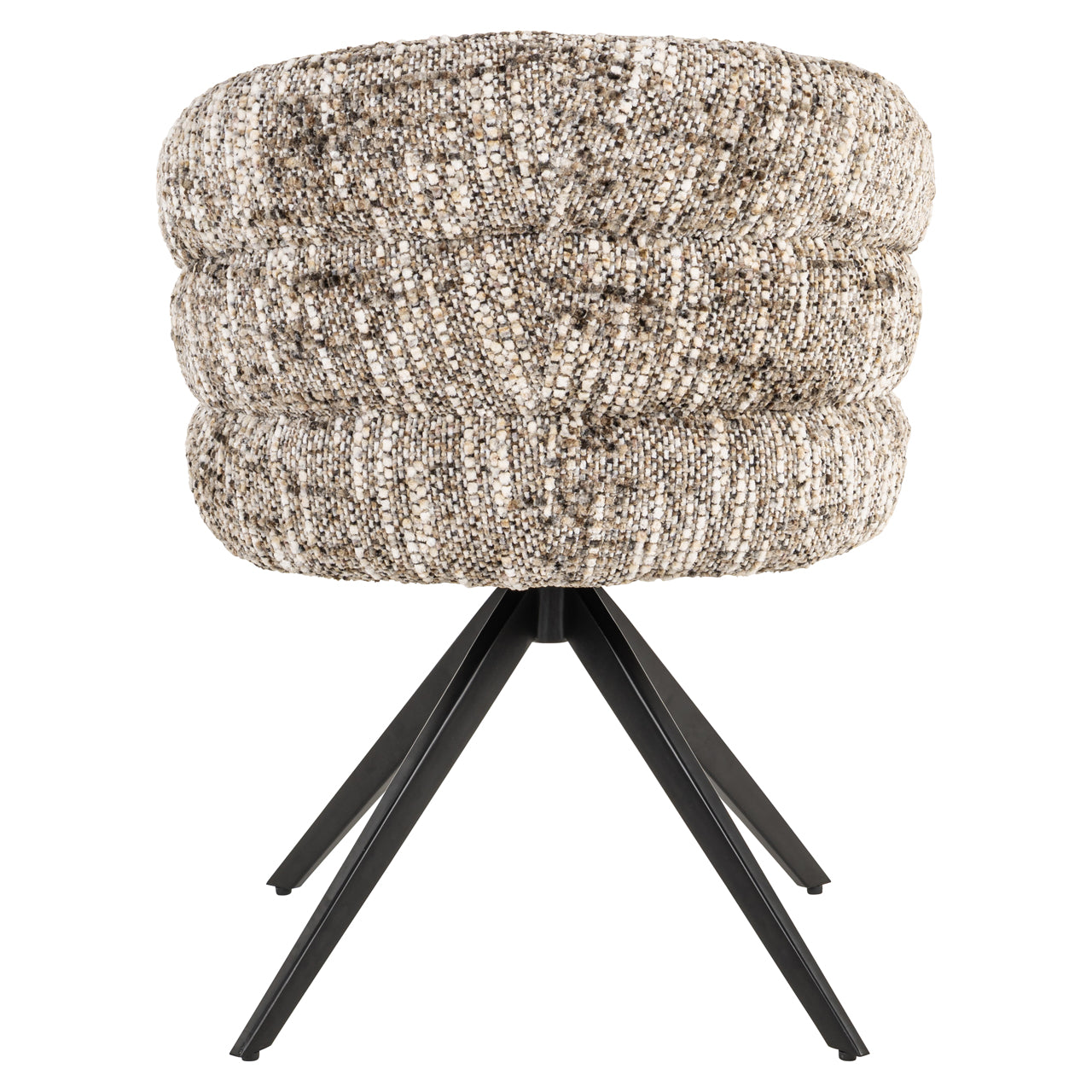 Dining chair Serenity brown omara swivel fire retardant by Richmond Interiors