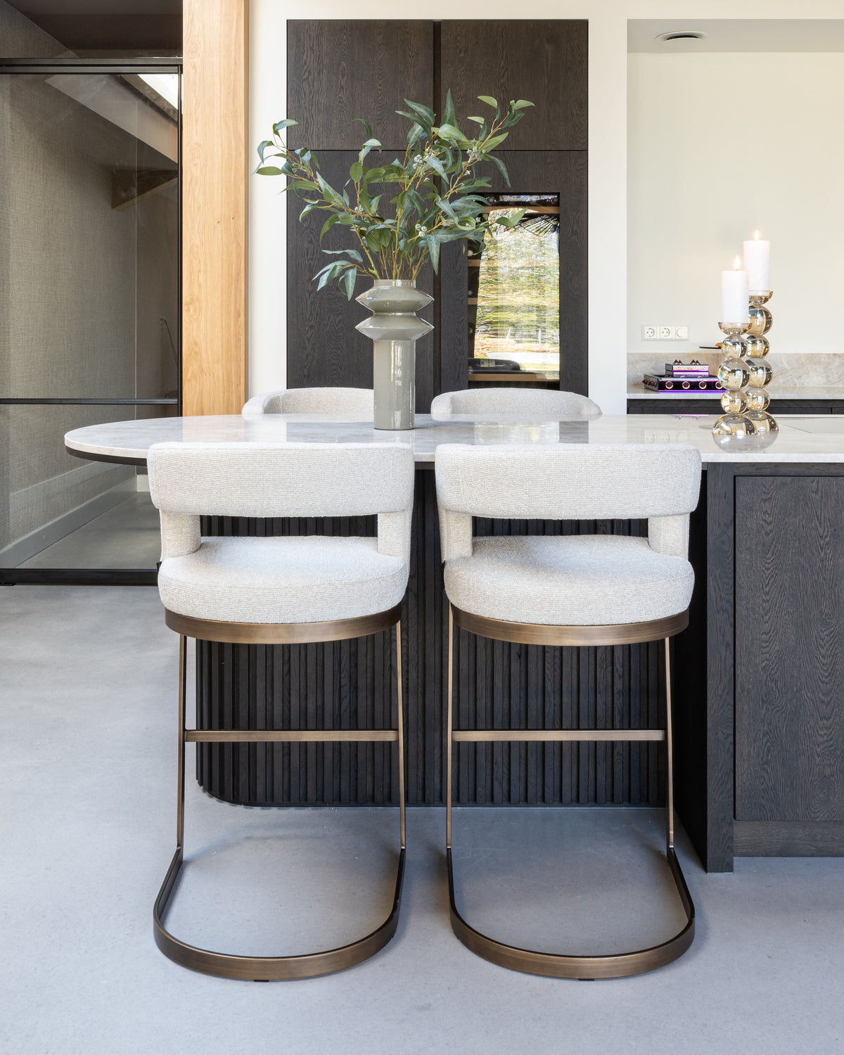 Bar stool Ellis biscotti by Richmond Interiors