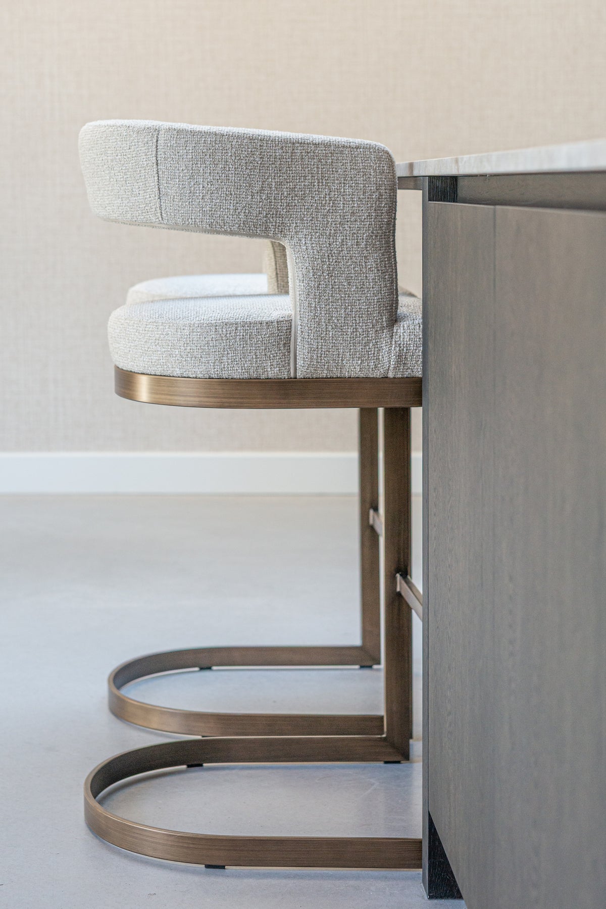 Bar stool Ellis biscotti by Richmond Interiors