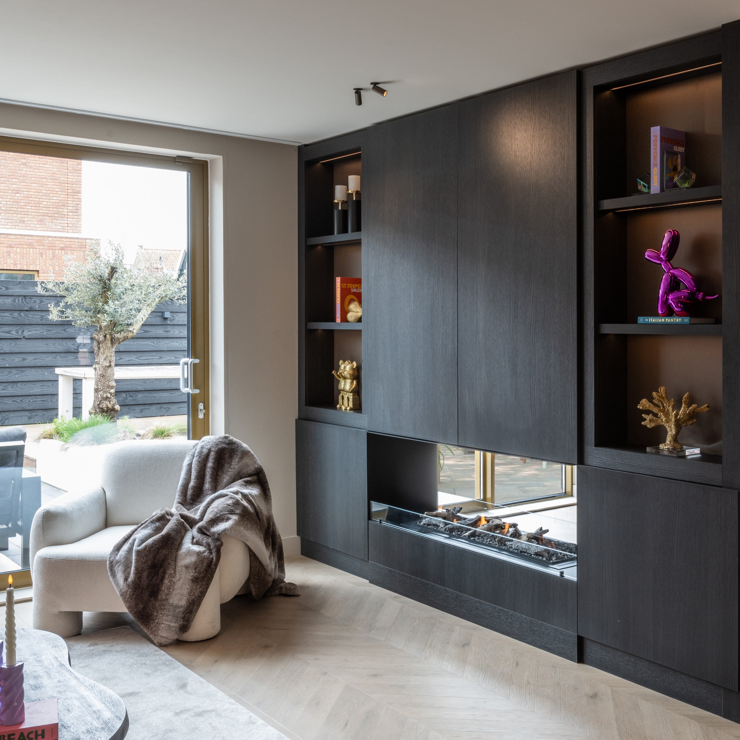 Blocks Crystal Bookstands by Richmond Interiors