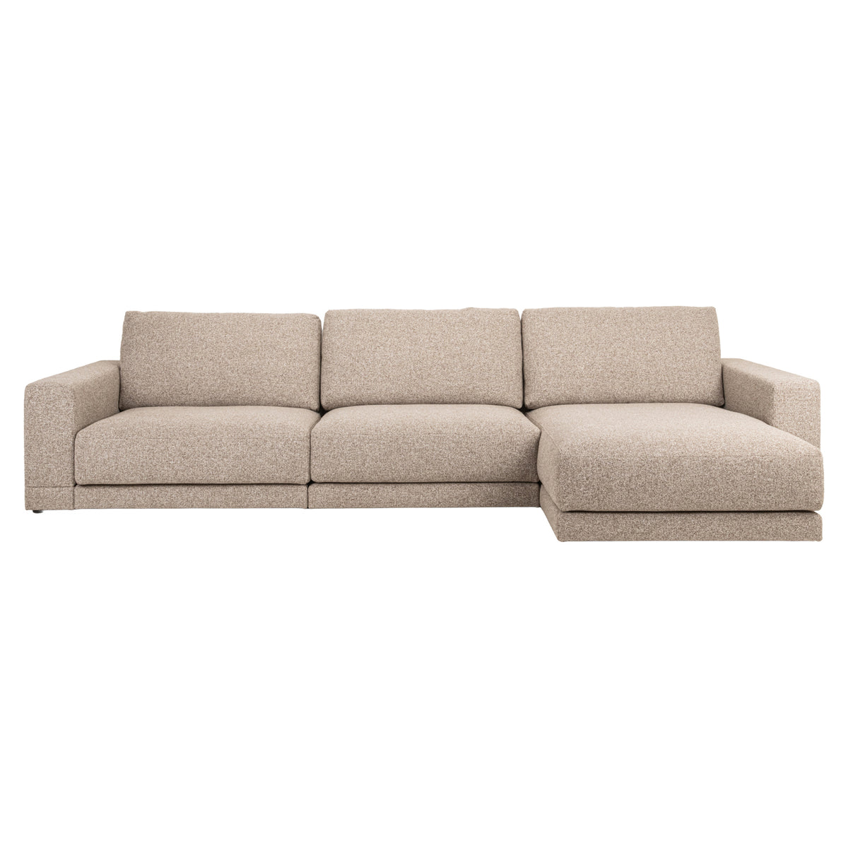 Sofa Trentino cayenne brown 3,5-seater + lounge left or right by Richmond Interiors