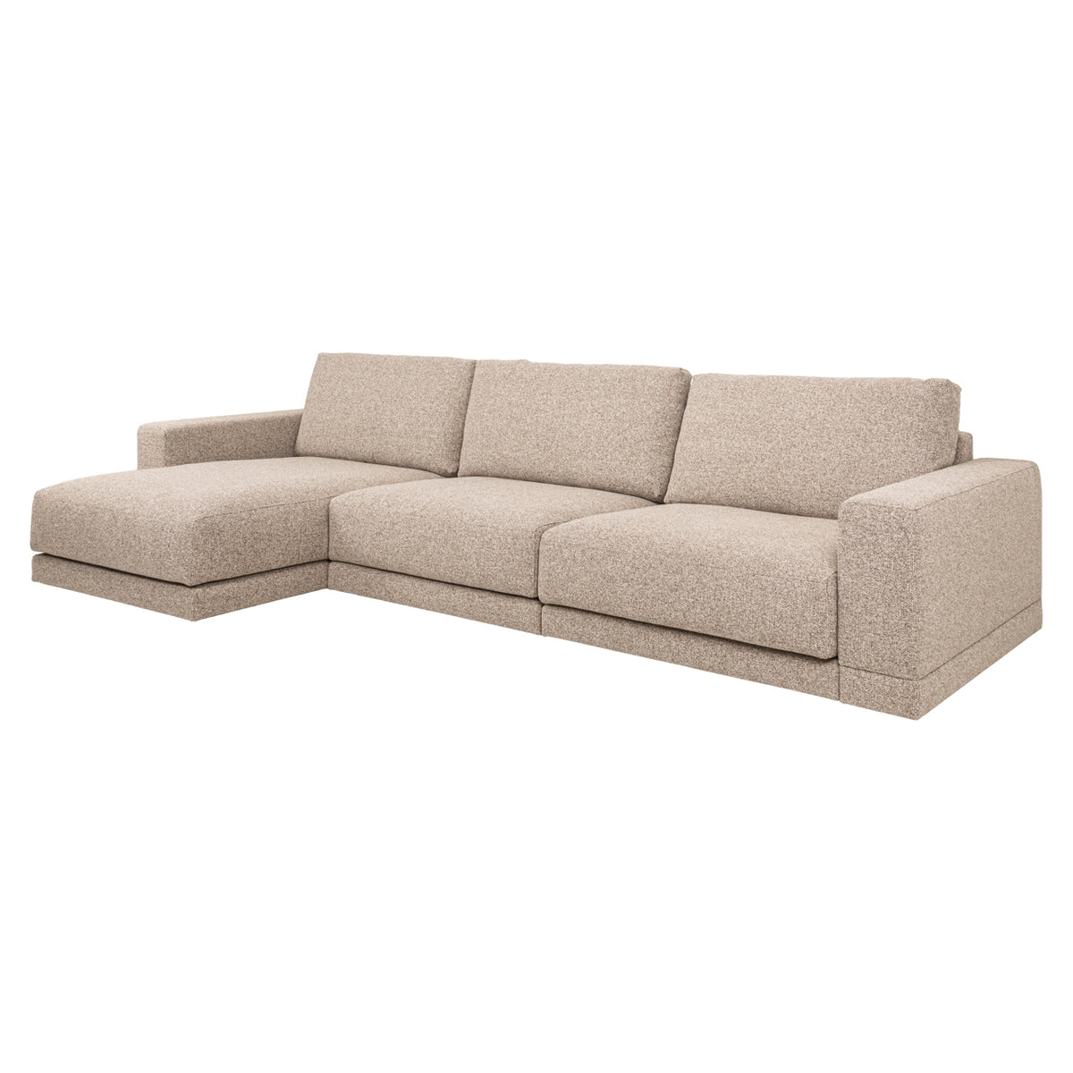 Sofa Trentino cayenne brown 3,5-seater + lounge left or right by Richmond Interiors