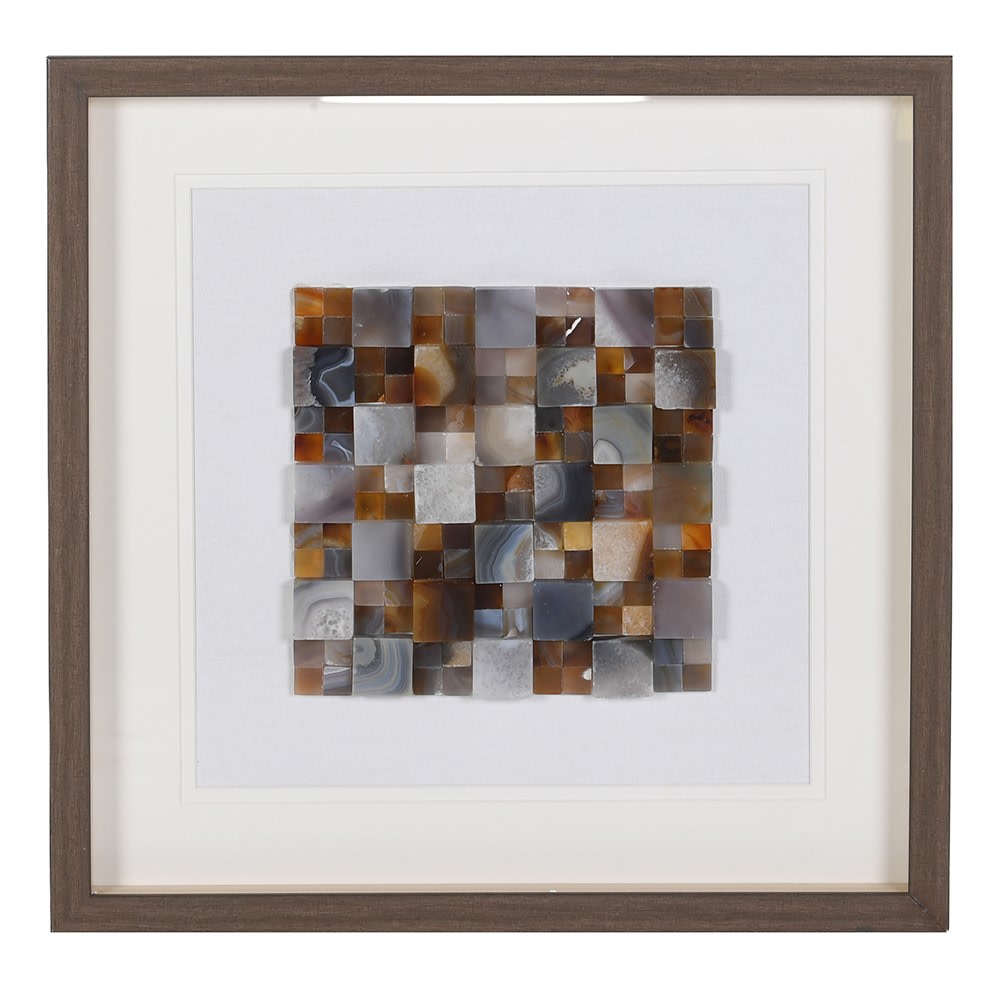 Agates Mosaic Shadow Box Kensington