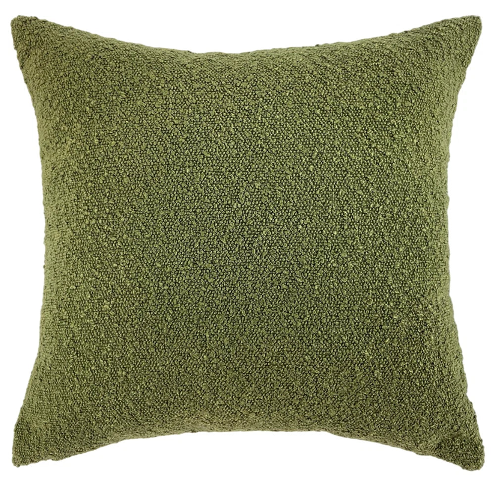 Otto Olive Boucle Abstract Circle Cushion 45 cm x 45 cm Malini