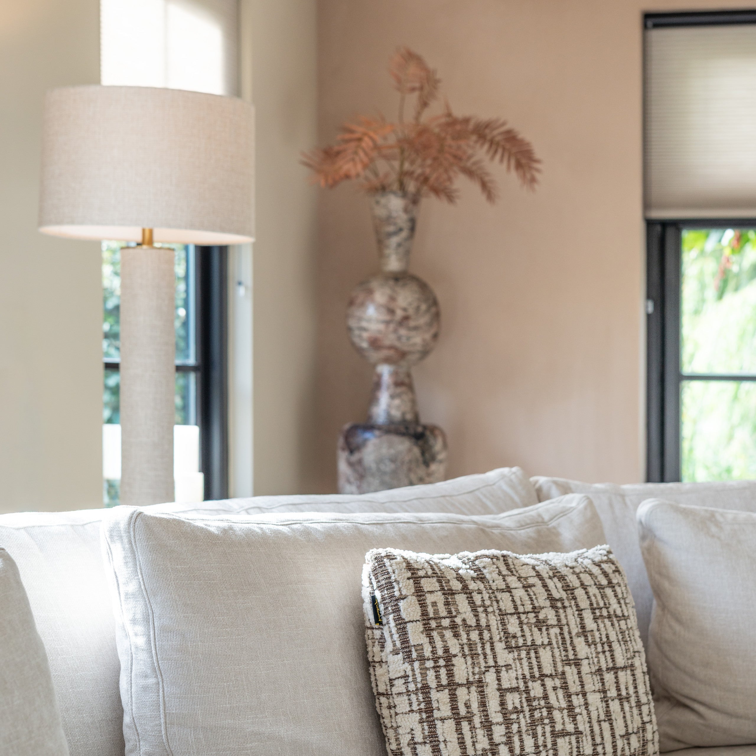 Vase Florry black/white by Richmond Interiors