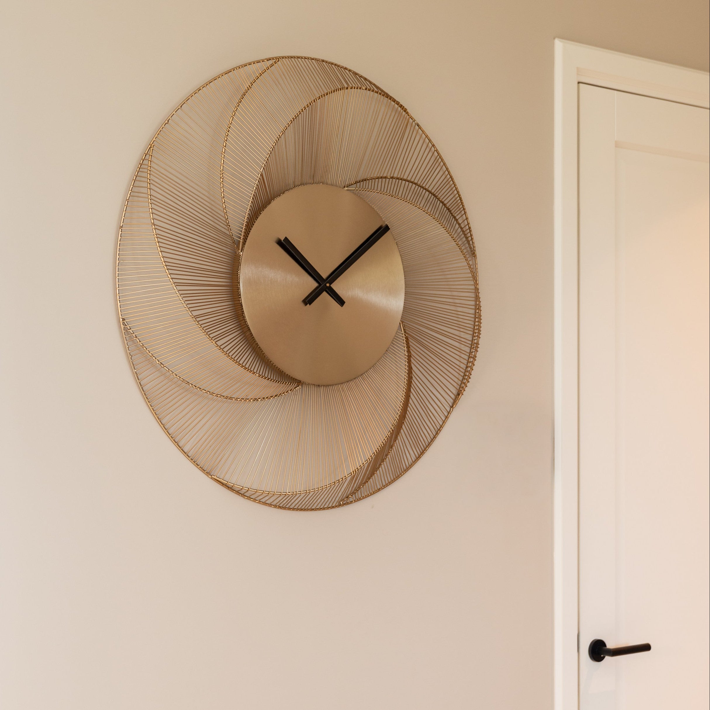 Clock Denver gold by Richmond Interiors