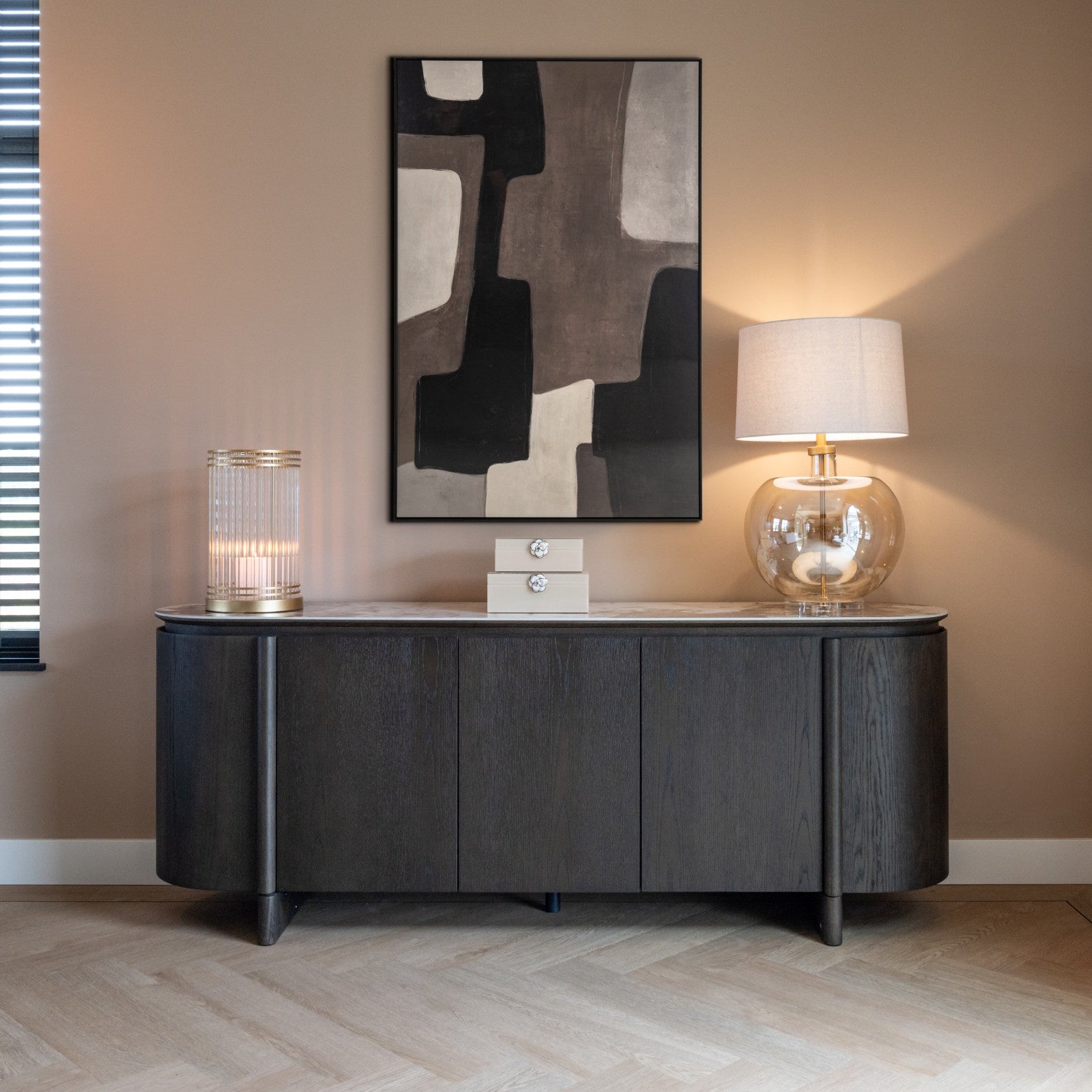 Table lamp Jazzy amber by Richmond Interiors
