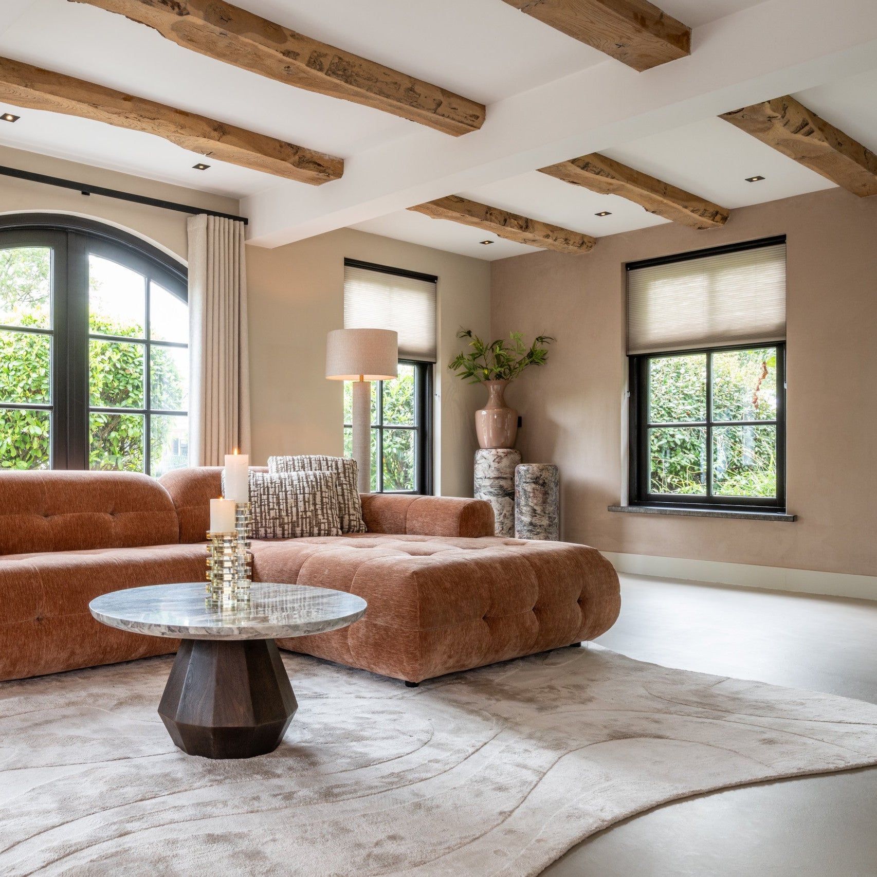 Vase Daimy brown by Richmond Interiors